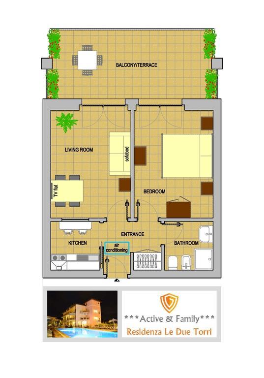 리바 델 이탈리아 베로나 Residenza Le Due Torri 아파트 호텔 외부 사진